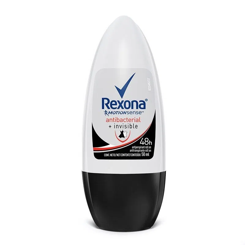 Desodorante Roll On Rexona Men Antibacterial Invisible 50ml