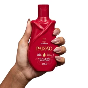 Loção Hidratante Paixão Tentadora Com Óleo de Amêndoas Ação Desodorante 200ml