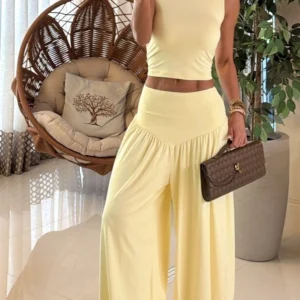 Conjunto Flor de Laranjeira - Amarelo