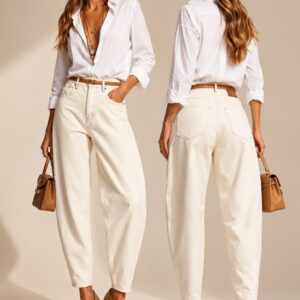 Calça Jeans Collor Off White